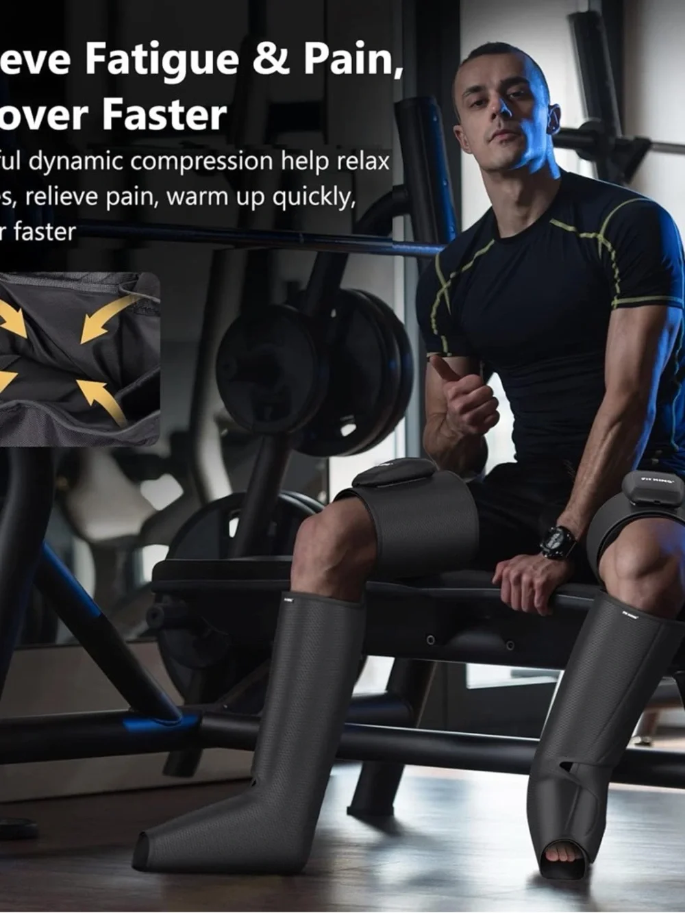 Air Compression Therapy Device - Black